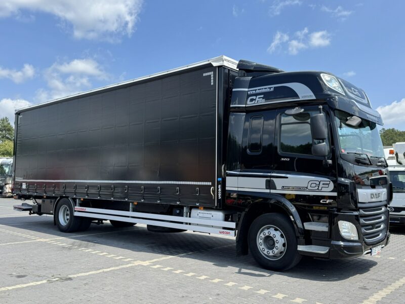 DAF CF 320 E6 Winda Firana Tył Drzwi Dach Zsuwany Długi 9.40m 18.320 18000kg Kabina Glob Salon PL !!! Man Mercedes Iveco