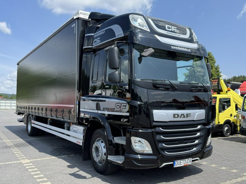 DAF CF 320 E6 Winda Firana Tył Drzwi Dach Zsuwany Długi 9.40m 18.320 18000kg Kabina Glob Salon PL !!! Man Mercedes Iveco