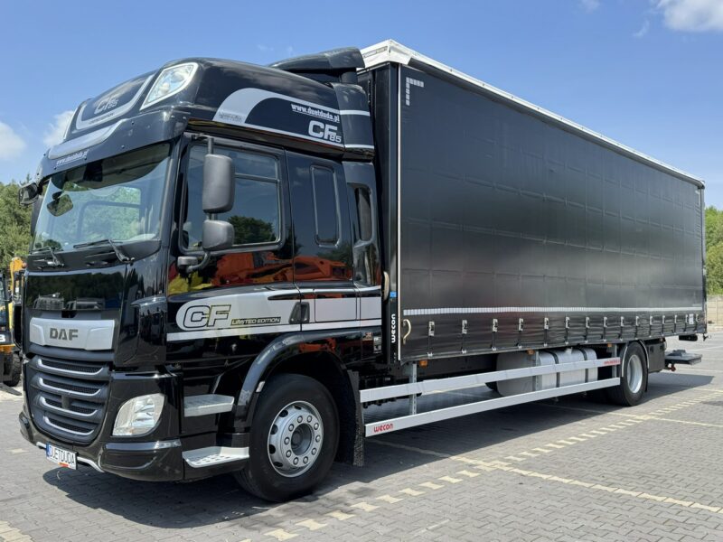 DAF CF 320 E6 Winda Firana Tył Drzwi Dach Zsuwany Długi 9.40m 18.320 18000kg Kabina Glob Salon PL !!! Man Mercedes Iveco