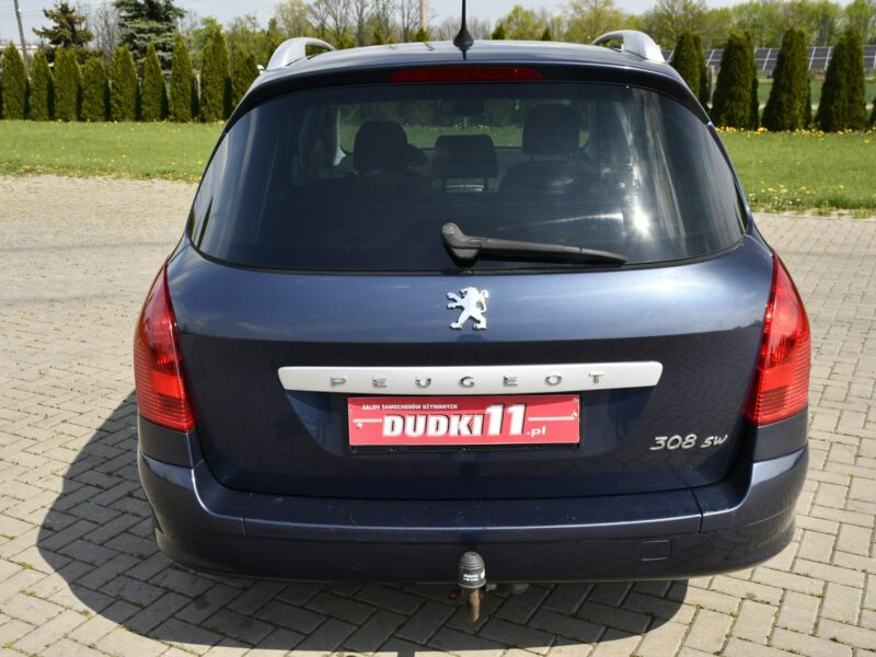 Peugeot 308 SW 1,6b DUDKI11 Panorama,alu,klimatronic,halogeny,Zarej w PL,GWARANCJA I (2007-2011)