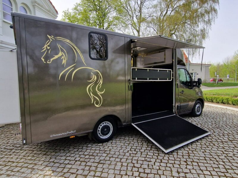 Opel Movano Koniowóz, Max LONG, 3 Miejsca,Klimatyzacja,Kam>Cof.Kam.Na Stanowiska