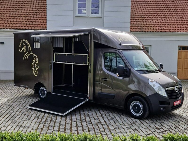 Opel Movano Koniowóz, Max LONG, 3 Miejsca,Klimatyzacja,Kam>Cof.Kam.Na Stanowiska