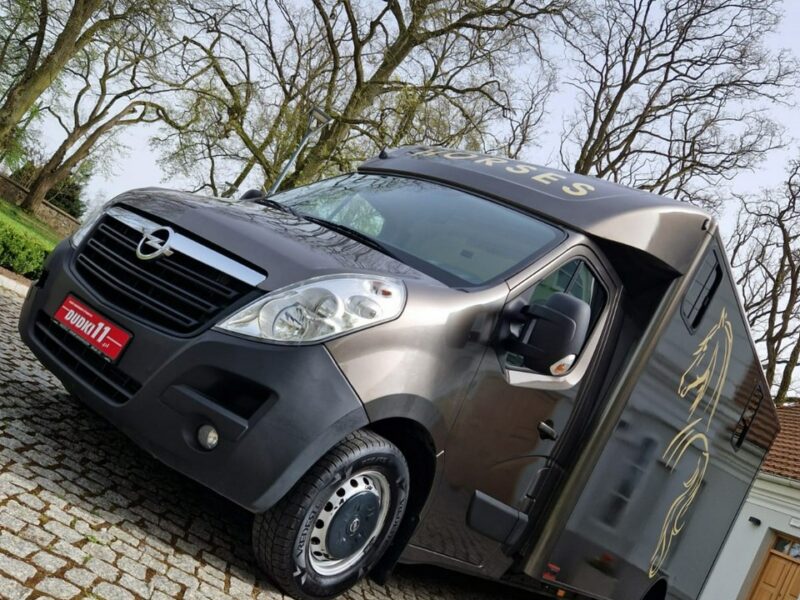 Opel Movano Koniowóz, Max LONG, 3 Miejsca,Klimatyzacja,Kam>Cof.Kam.Na Stanowiska