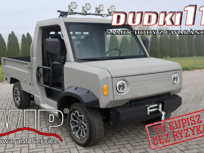 Cenntro TeeMak Elektryk, Pick-UP.Automat,2 osoby,Wciągarka,Ledy,Paka.NOWY!Hak