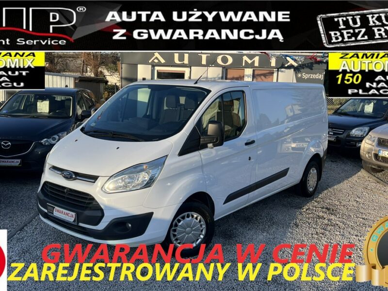 Ford Transit Custom Salon Polska * I Właściciel - Gwarancja w cenie *FAKTURA VAT - L2H1
