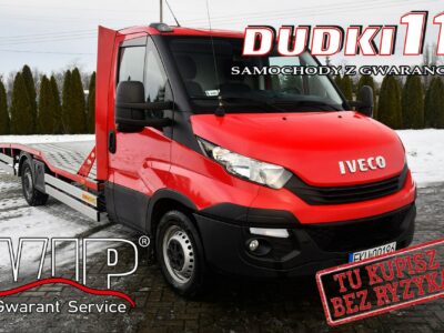 Iveco Daily 35S18 3,0D Salon Polska, Autolaweta, Pneumatyka, Hak.Wciągarka.Kamera