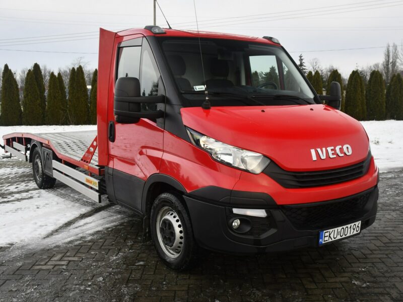 Iveco Daily 35S18 3,0D Salon Polska, Autolaweta, Pneumatyka, Hak.Wciągarka.Kamera
