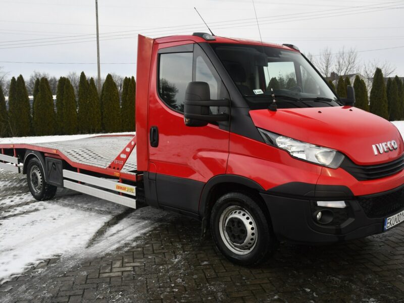 Iveco Daily 35S18 3,0D Salon Polska, Autolaweta, Pneumatyka, Hak.Wciągarka.Kamera