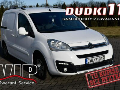 Citroen Berlingo 1,6hdi DUDKI11 3 Osoby,Lift.Klimatyzacja.Navigacja.Ledy.GWARANCJA