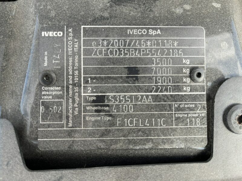 Iveco Daily 3.0/160KM Winda_B.A.R.-750Kg Chłodnia_Carrier -29*C/+29*C _GWARANCJA