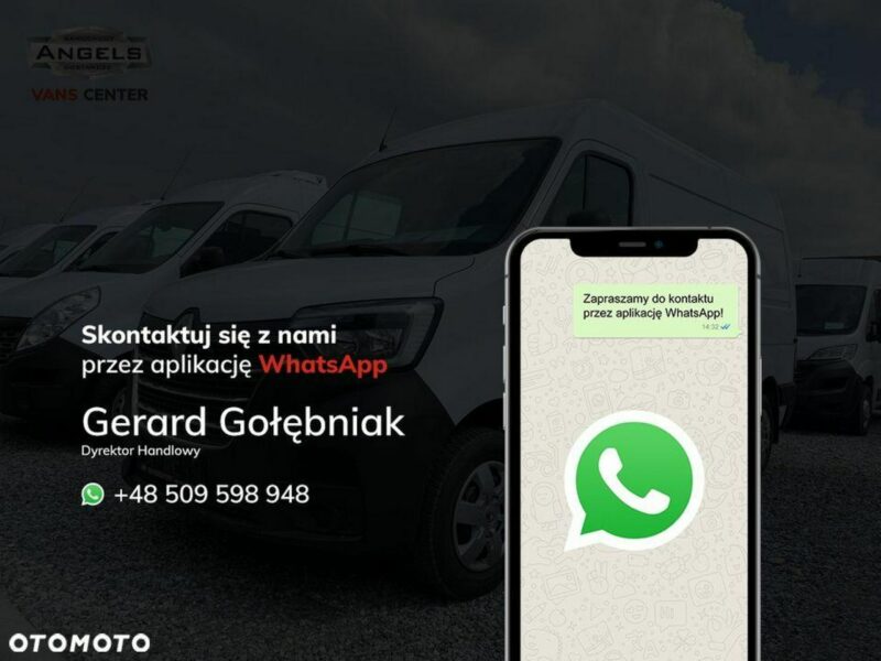Renault Master L3H2 2.3 DCI *Zawieszenie MAXI* Niski przebieg
