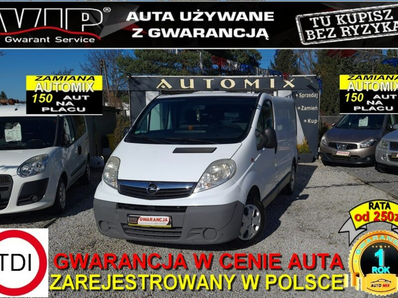 Opel Vivaro Nowy sprzęgło * 214 Tys Przebieg * 2.0 D * Gwarancja *Automi-x.pl