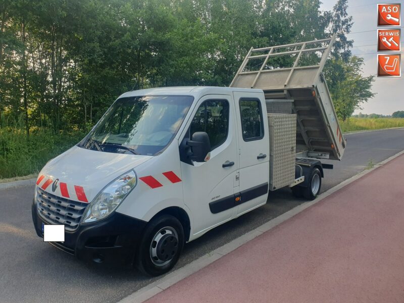 Renault Master kiper*wywrot* 7-osobowy * doka * brygadówka *bliźniaki*