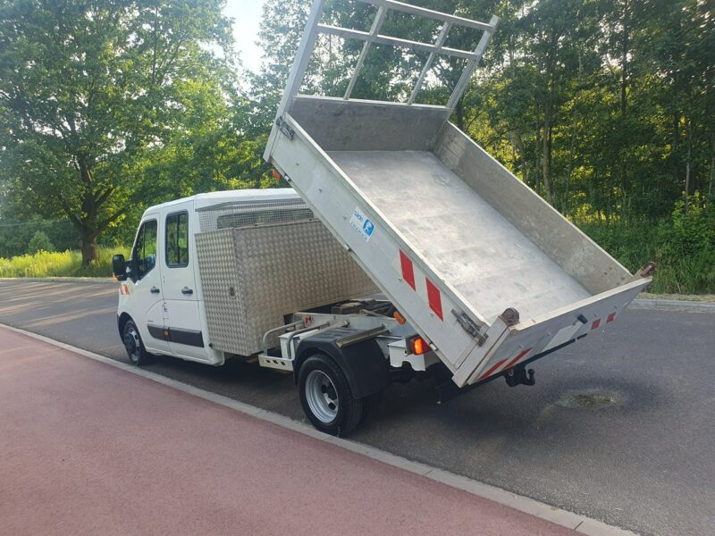 Renault Master kiper*wywrot* 7-osobowy * doka * brygadówka *bliźniaki*