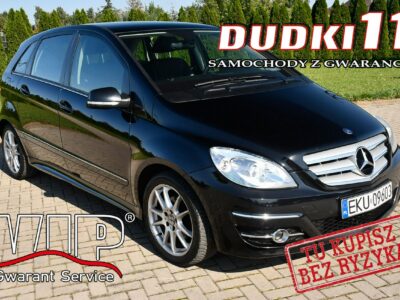 Mercedes B 180 2,0d DUDKI11 Navi,Klimatronic,Chromy,Parktronic,Kredyt.GWARANCJA W245 (2005-2011)