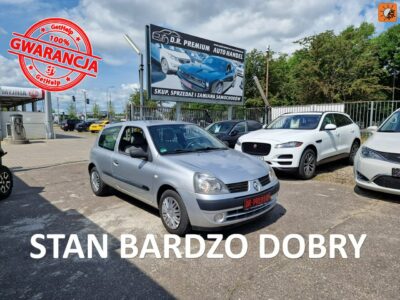 Renault Clio 1,2 Benzyna KM, Klimatyzacja, Isofix, Dwa Klucze, Metalik, Zadbany ! II (1998-2012)