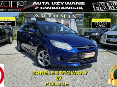 Ford Focus Oszczędny 125KM!Śliczny kolor,Mega wyp.SAM PARKUJE,Gwarancja/Zamian Mk3 (2010-2018)