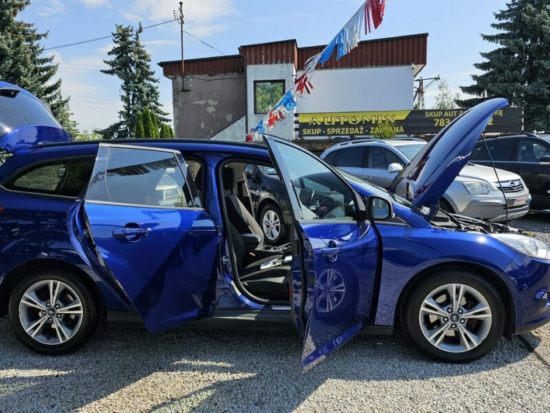Ford Focus Oszczędny 125KM!Śliczny kolor,Mega wyp.SAM PARKUJE,Gwarancja/Zamian Mk3 (2010-2018)