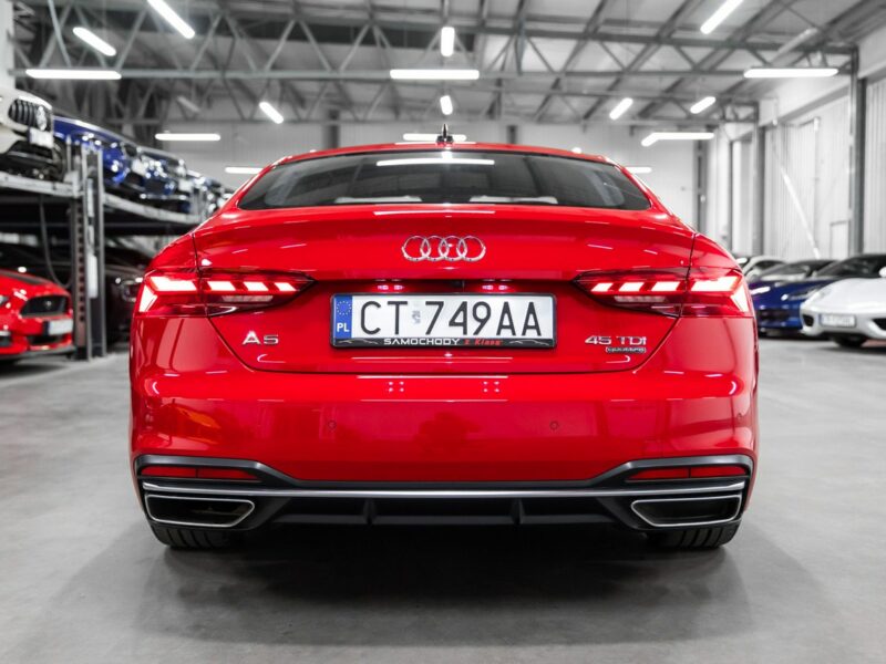 Audi A5 Sportback 3.0 TDI 231KM Quattro. Gwarancja 09.2025. F5 (2016-)