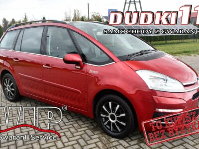 Citroen C4 Grand Picasso 1,6HDI DUDKI11 Exclusive,Ledy,Pół-skóry,Tempomat,Automat,kredyt.GWARAN I (2006-2013)