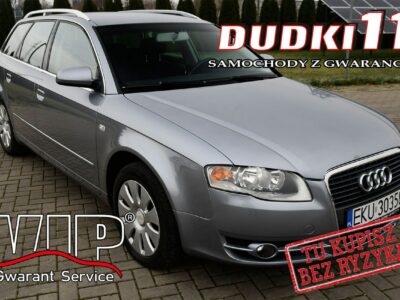 Audi A4 2,0b DUDKI11 Serwis,Klimatronic 2 str.Hak,Navi,kredyt.GWARANCJA B7 (2004-2007)