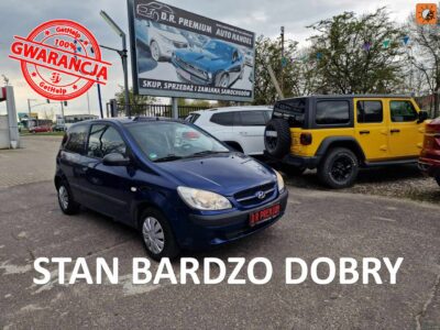 Hyundai Getz 1.1 Benzyna 66 KM, Klimatyzacja, Dwa Klucze, Lakier Metalik, USB, AUX