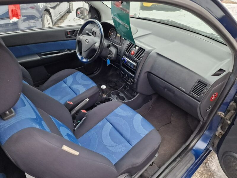 Hyundai Getz 1.1 Benzyna 66 KM, Klimatyzacja, Dwa Klucze, Lakier Metalik, USB, AUX