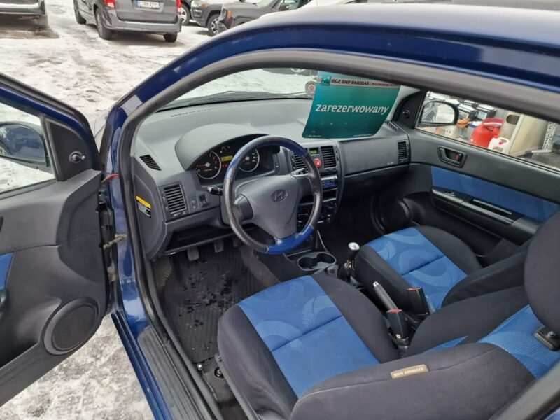 Hyundai Getz 1.1 Benzyna 66 KM, Klimatyzacja, Dwa Klucze, Lakier Metalik, USB, AUX