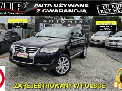 Volkswagen Touareg Lift ,SUPER STAN! 4X4,Skóra,Navi,Automat,,GWARANCJA,Możliwa Zamiana I (2002-2010)