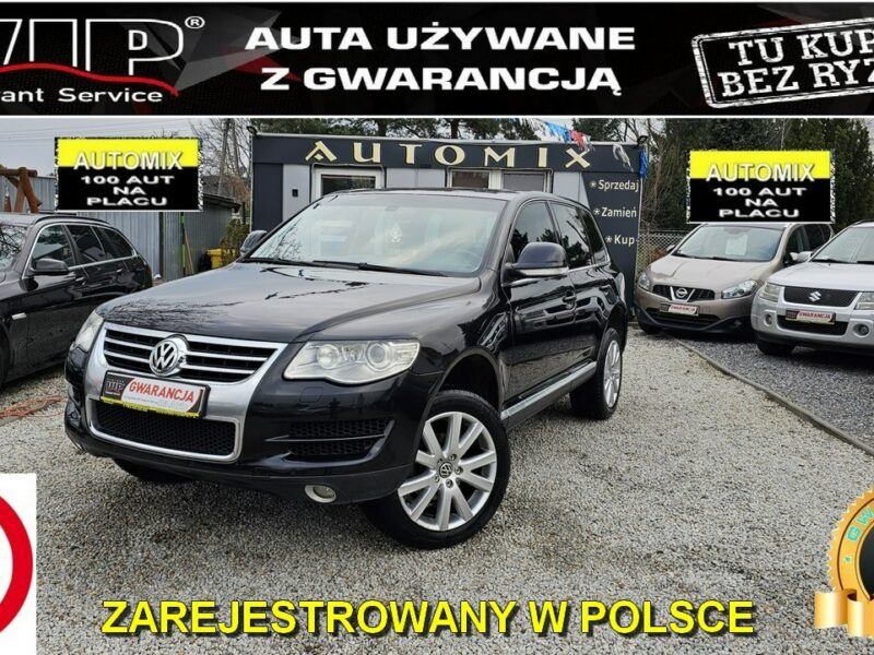 Volkswagen Touareg Lift ,SUPER STAN! 4X4,Skóra,Navi,Automat,,GWARANCJA,Możliwa Zamiana I (2002-2010)