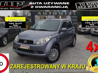 Daihatsu Terios 4X4 ,super stan!Klima , Hak ,N.Sprzęgło,Oleje,Filtry,GWARANCJA,Zamiana II (2006-)