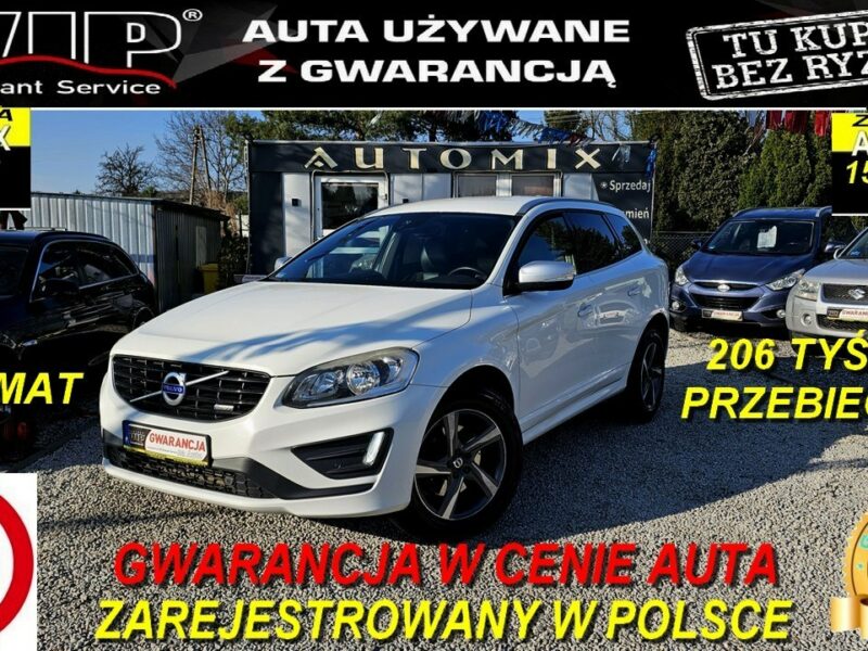 Volvo XC 60 R-Design D4* NiskiPrzebieg 206 Tyś *Gwarancja w cenie *Możliwa ZAMIANA I (2008-2017)
