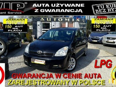 Toyota Corolla Verso 1,8 Benzyna + Gaz, Super Stan, Zarejestrowana w PL ,Możliwa ZAMIANA II (2001-2006)
