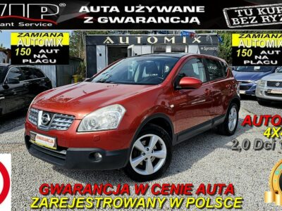 Nissan Qashqai 2,0 dCi.4X4, AUTOMAT !Panorama,Zarejestrowany, GWARANCJA/ZAMIANA I (2007-2013)