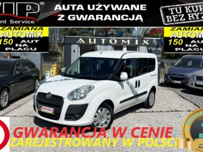 Fiat Doblo 1.4 Benz / 194Tyś udok. przebieg, * Nowy Rozrząd ! * Navi* Gwarancja ! II (2009-)