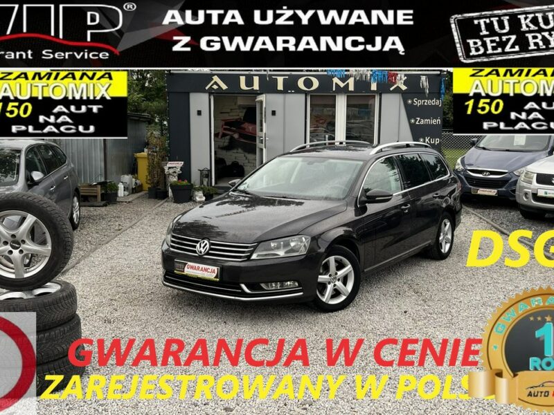 Volkswagen Passat DSG - Automat *Benzyna *Bogate wyposaż. / Gwarancja w cenie * Zamiana B7 (2010-2014)