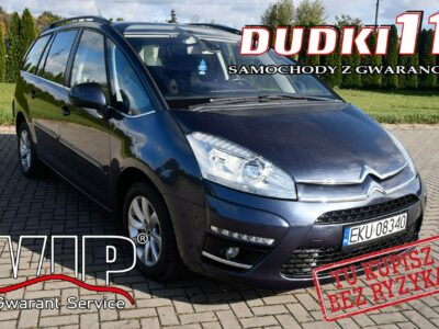 Citroen C4 Grand Picasso 1,6benz DUDKI11 7 Foteli,Klimatr 2 str. Navi.Tempomat.OKAZJA I (2006-2013)