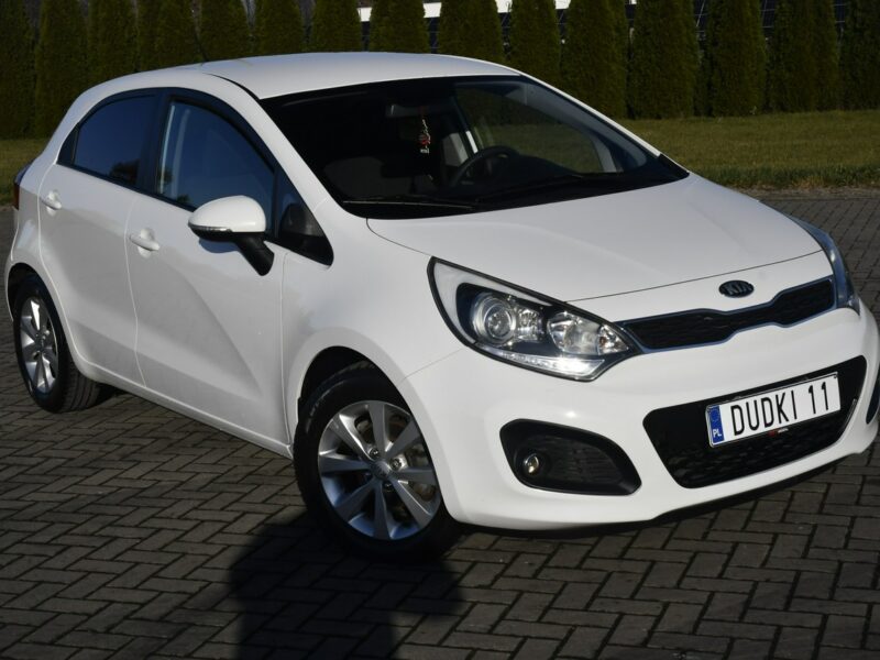 Kia Rio 1,2benz DUDKI11 Serwis,Klimatyzacja,Ledy.Navi.Kam.Cof.DVD.OKAZJA III (2011-)