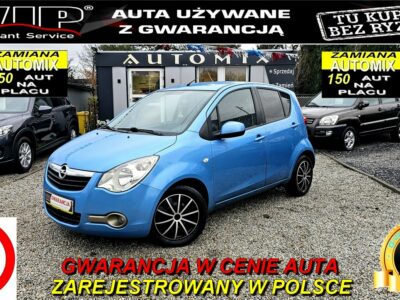 Opel Agila Super stan!Webasto.N.Sprzęgło,Klima,śliczny kolor,GWARANCJA,Zamiana B (2008-2014)