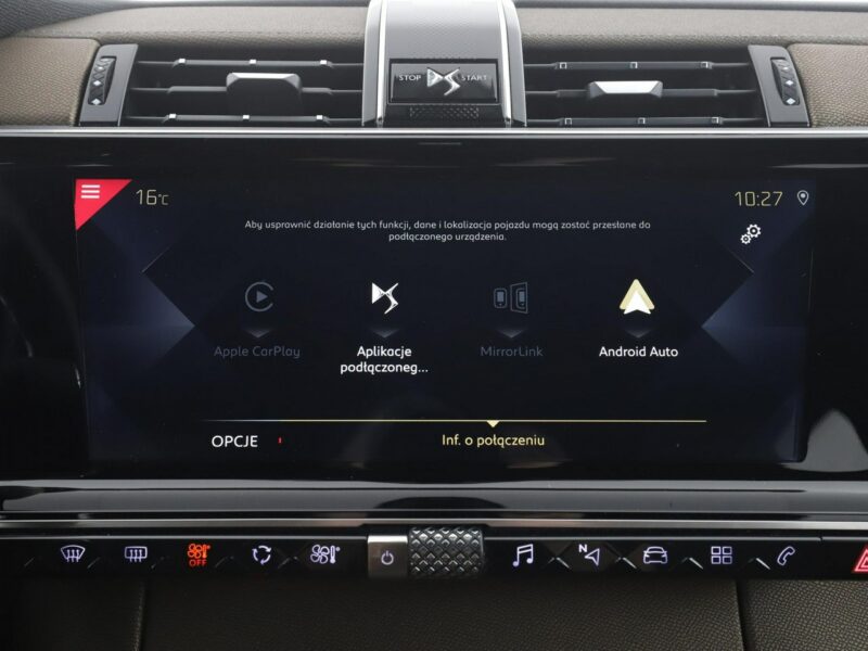 DS Automobiles DS 7 Crossback automat xenon navi virtual cocpit kamera i czujniki parkowania