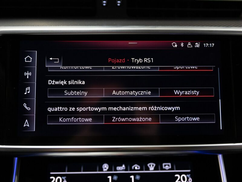 Audi RS6 Avant 600KM. Ceramika. RS Dynamic. Panorama. B&O. ACC. Head-Up. C7 (2012-)