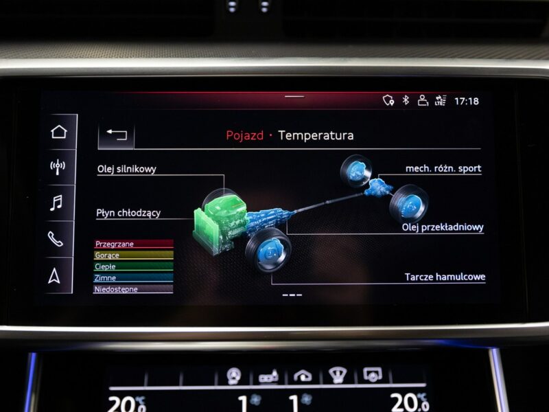 Audi RS6 Avant 600KM. Ceramika. RS Dynamic. Panorama. B&O. ACC. Head-Up. C7 (2012-)