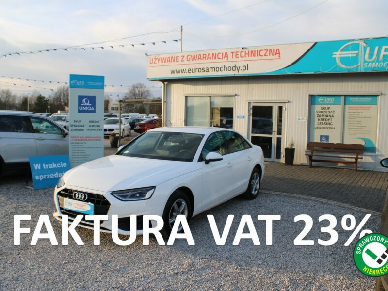 Audi A4 F-VAT Gwarancja G.Fotele Automat Kamera Navi B9 (2015-)