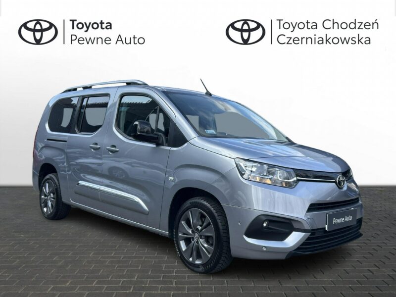 Toyota Proace City Verso 1.2 benzyna automat, 130KM, FAMILY long COMFORT 7 os. salon PL, FV23%