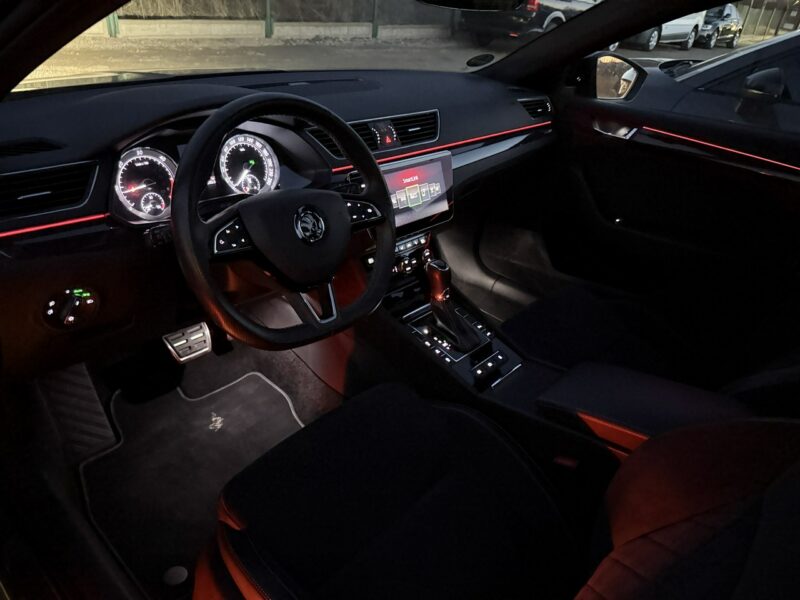 Škoda Superb 19r. 2.0 TDI 190KM DSG Sportline bezwypadkowa super stan, wyposażenie III (2015-2023)