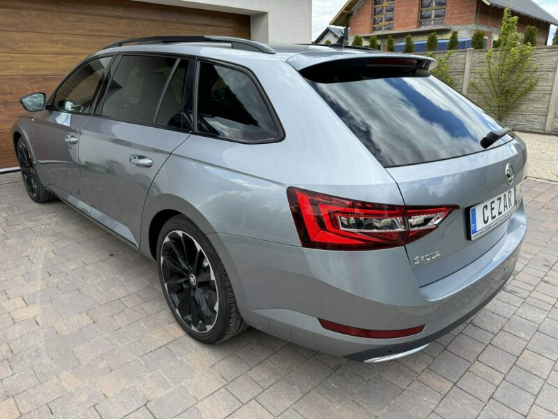 Škoda Superb 19r. 2.0 TDI 190KM DSG Sportline bezwypadkowa super stan, wyposażenie III (2015-2023)
