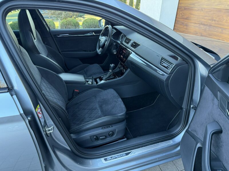 Škoda Superb 19r. 2.0 TDI 190KM DSG Sportline bezwypadkowa super stan, wyposażenie III (2015-2023)