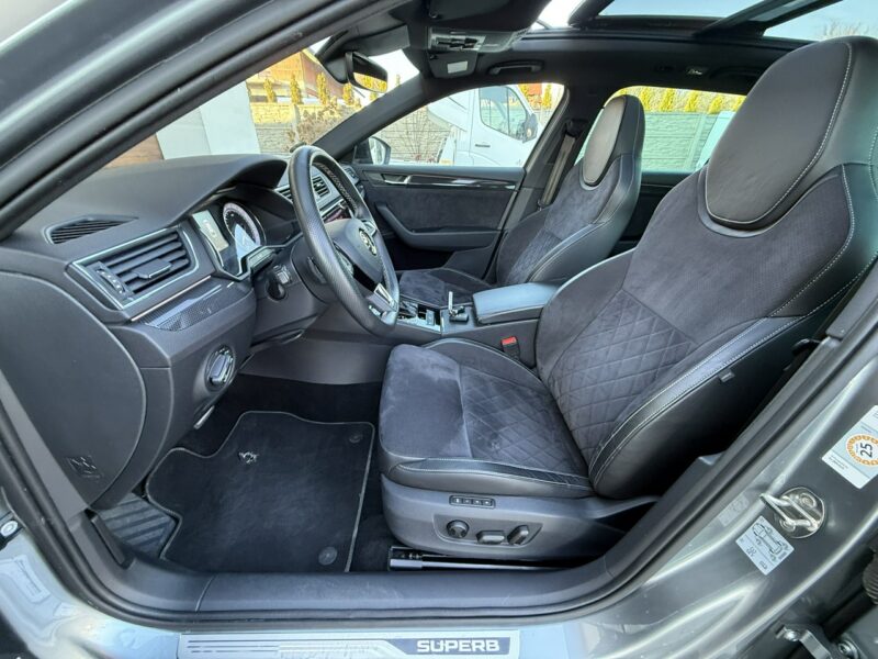 Škoda Superb 19r. 2.0 TDI 190KM DSG Sportline bezwypadkowa super stan, wyposażenie III (2015-2023)