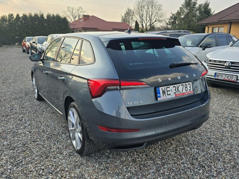 Škoda Scala 1.5 TSi DSG STYLE Dynamic Sound System Salon PL Serwis GWARANCJA FV23%