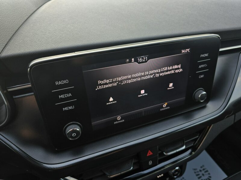 Škoda Scala 1.5 TSi DSG STYLE Dynamic Sound System Salon PL Serwis GWARANCJA FV23%